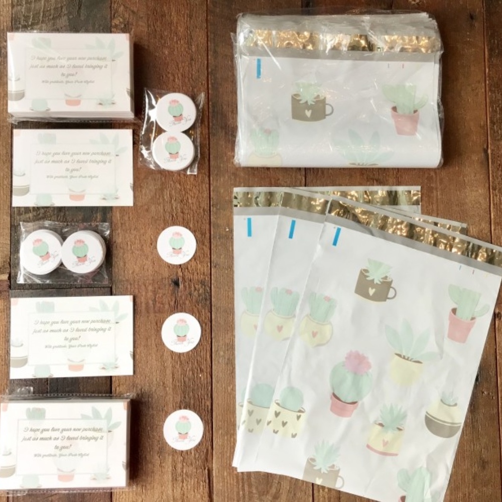 Cactus Poly Mailer Perfect Package Bundle